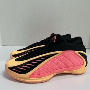 Adidas AE 2 With Love JS3514 Size 11 Black Orange Anthony Edwards Basketball